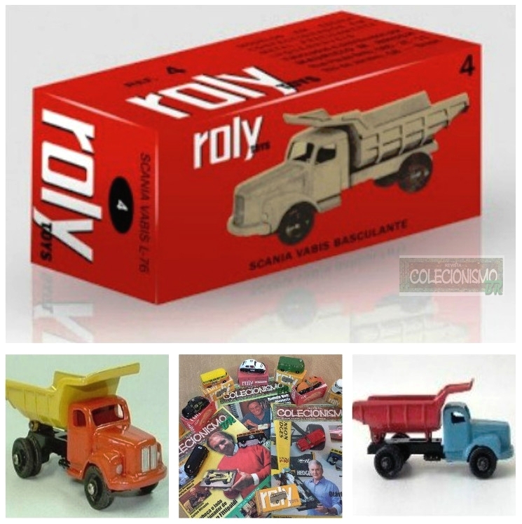 REEDIÇÃO ROLY TOYS CAMINHÃO SCANIA VABIS Nº4 MINIATURA METAL